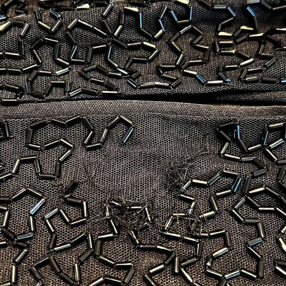 NWT Mac Duggal Beaded Sleeveless High Neck Column Gown w/Rhinestone Collar *READ - Picture 15 of 16